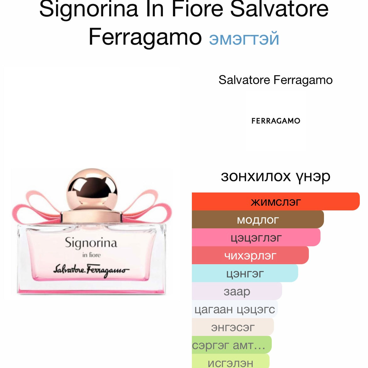 Salvatore Ferragamo Signorina in fiore 5ml
