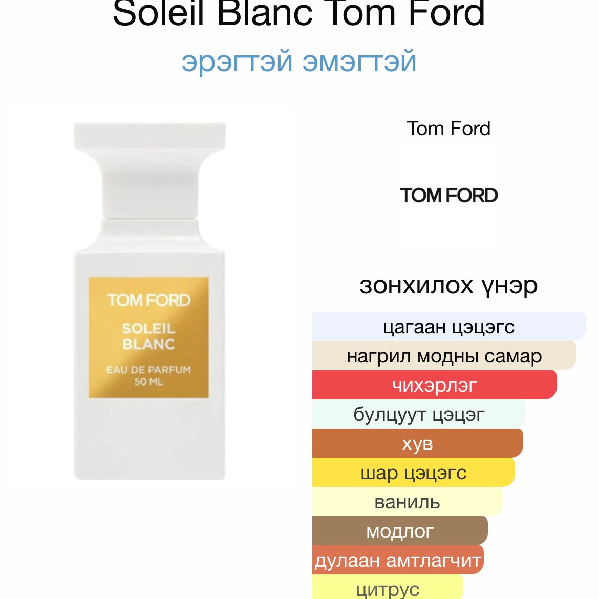 Tom Ford Soleil Blanc EDP 4ml
