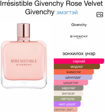 Givenchy Irresistible Rose Velvet 12.5ml spray
