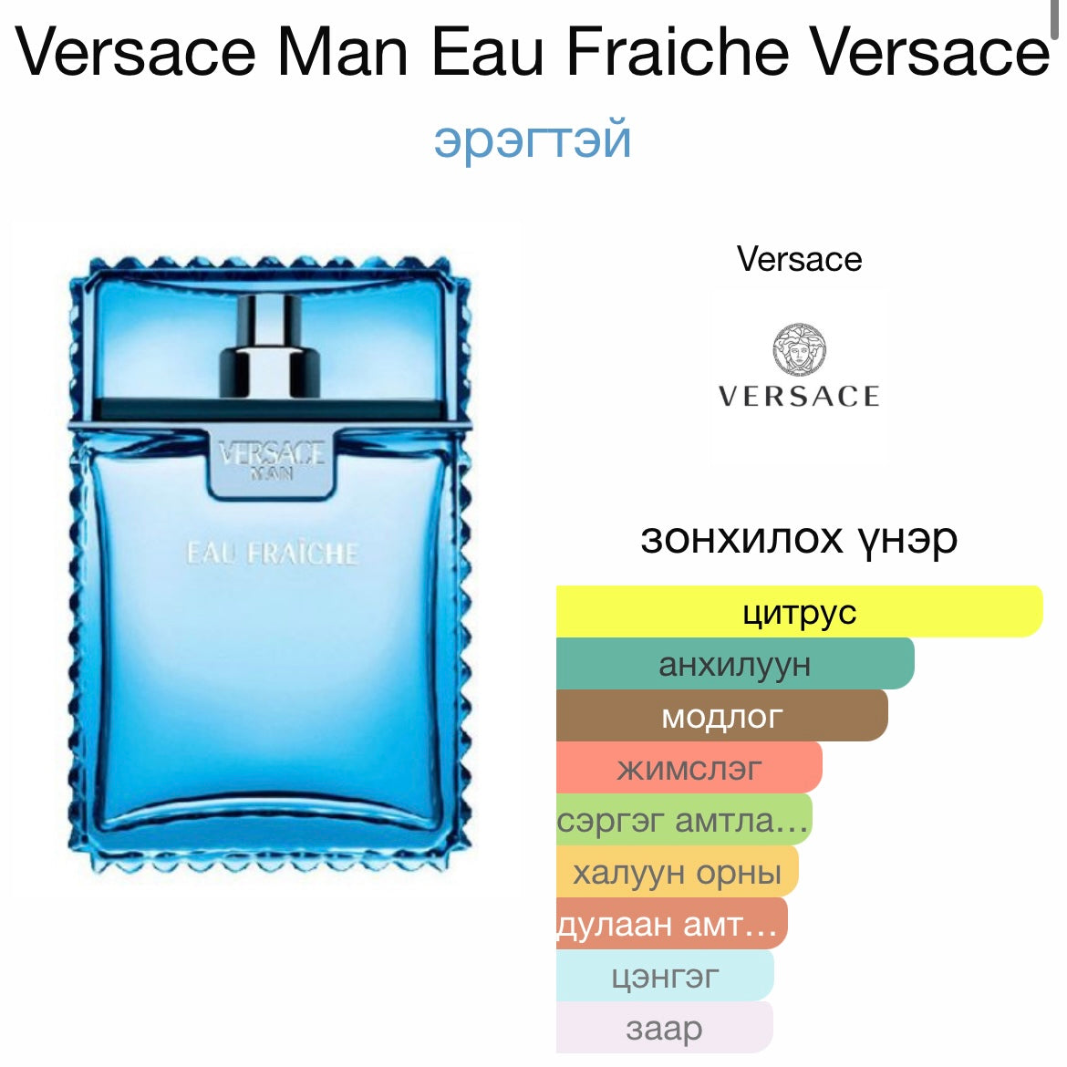 Versace man 5ml eau de parfum