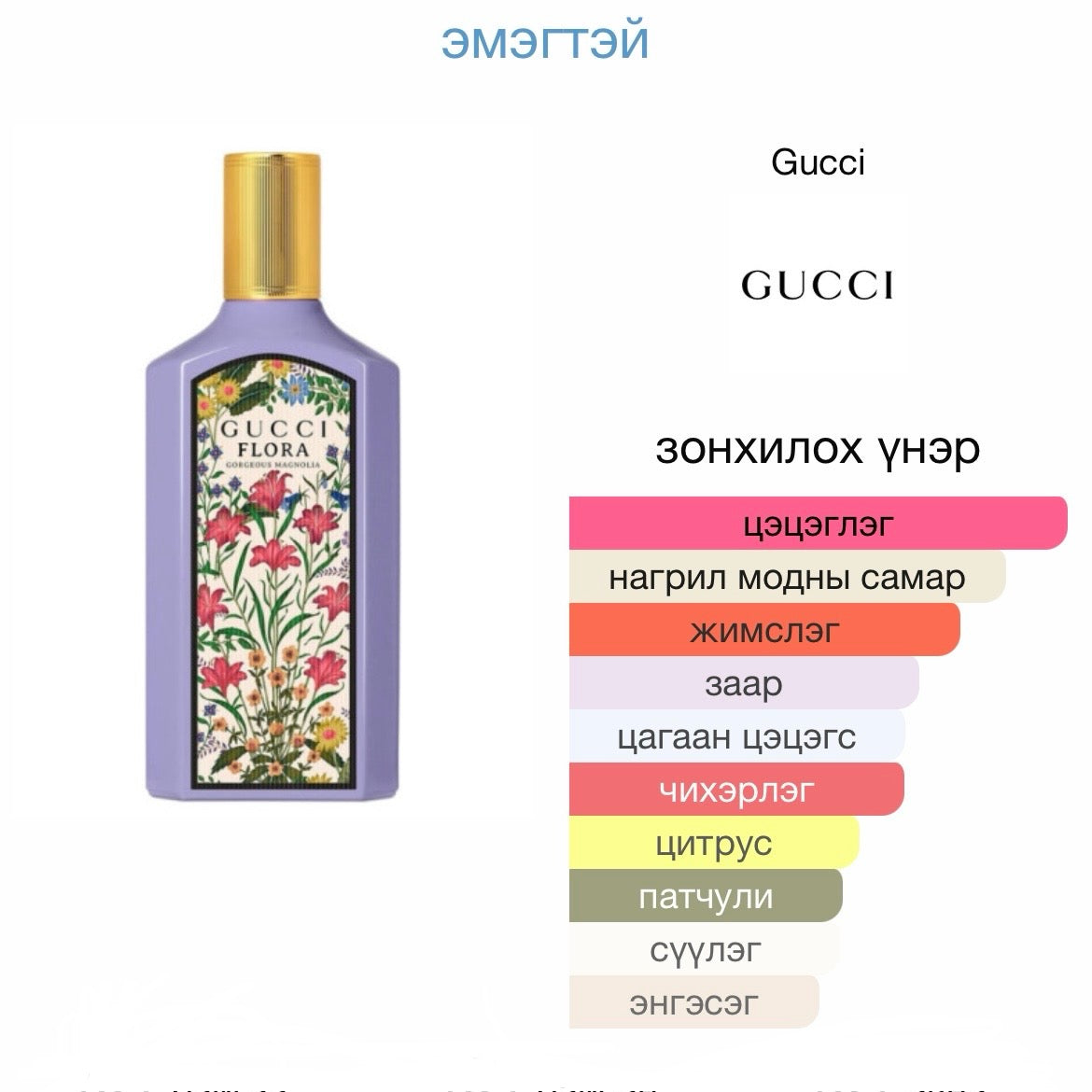 Gucci flora gorgeous magnolia 5ml