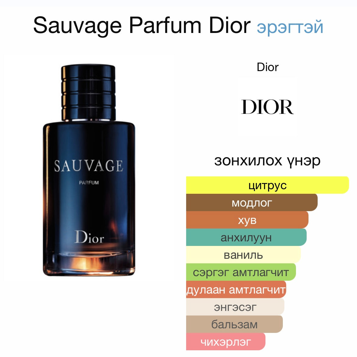 Sauvage Parfum 10ml