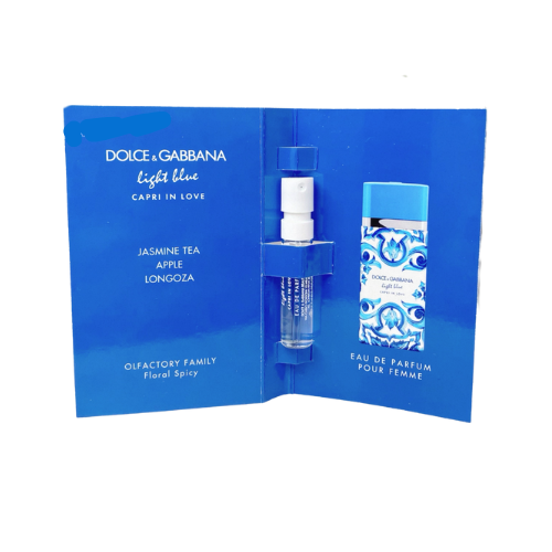 Dolce Gabbana Light blue capri in love 1.5ml tester